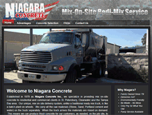 Tablet Screenshot of niagaraconcrete.com